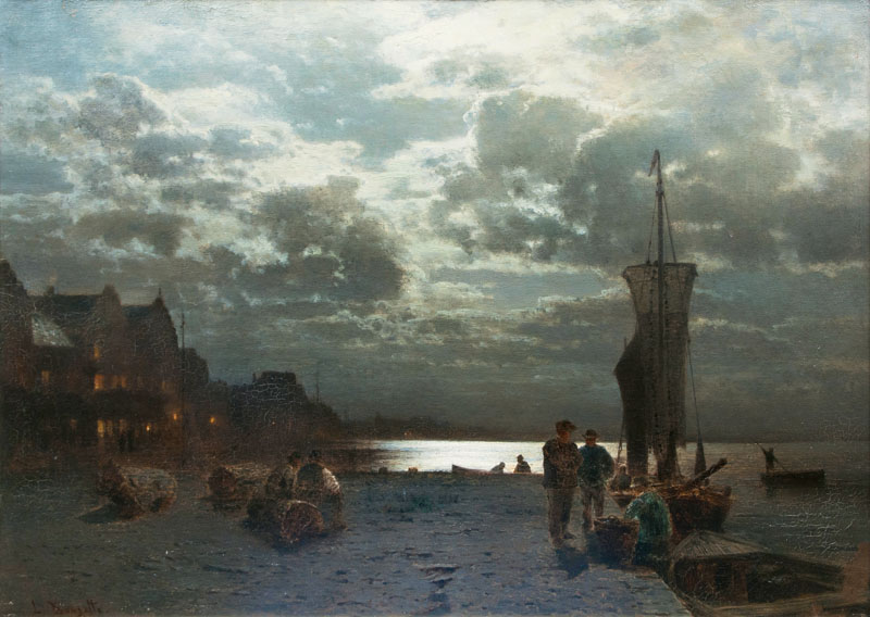 Moonlit Harbour