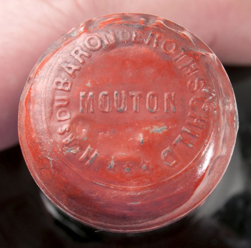 Seltener Sammler-Wein 'Mouton Rothschild 1918', dem Geburtsjahr Helmut Schmidts - Bild 2