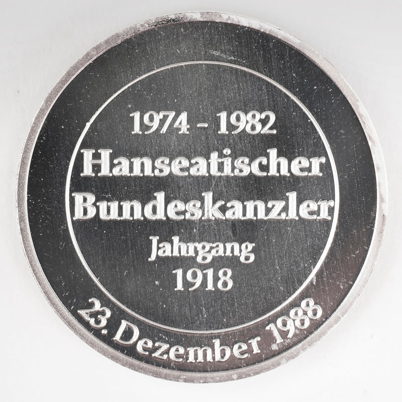 Kleine Medaille Helmut Schmidt - Bild 2