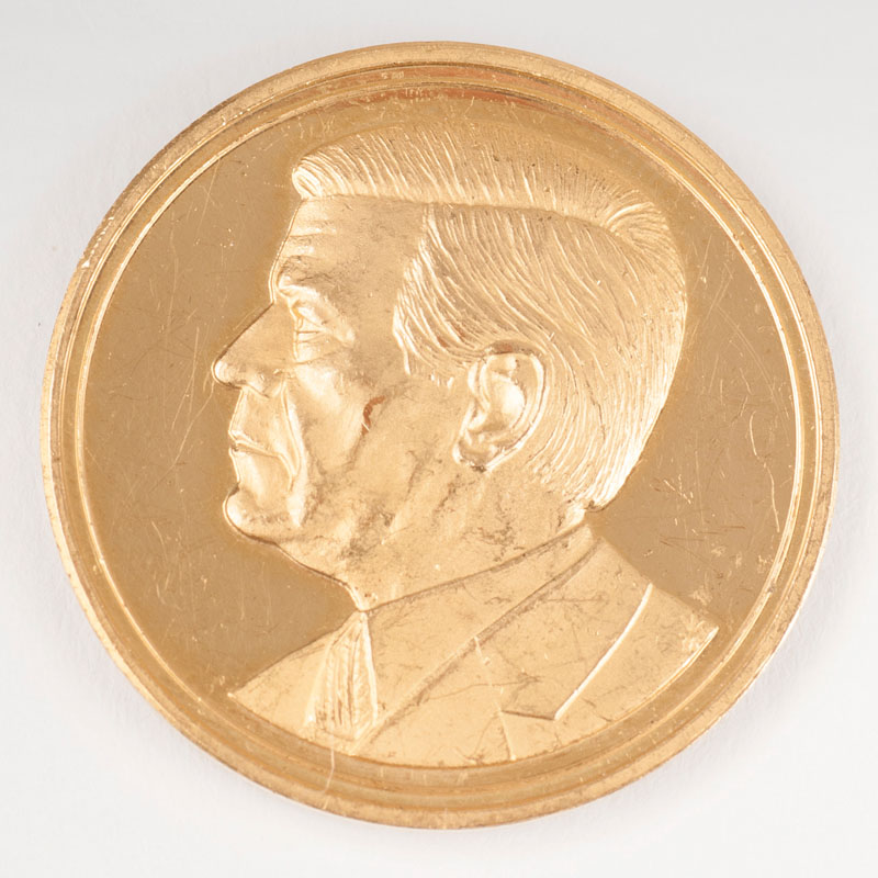 Kleine Medaille Helmut Schmidt 60. Geburtstag - Bild 1