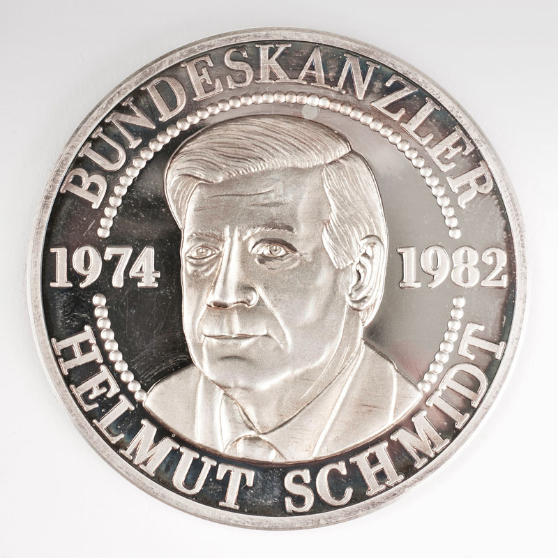 A Medal Federal Chancellor Helmut Schmidt