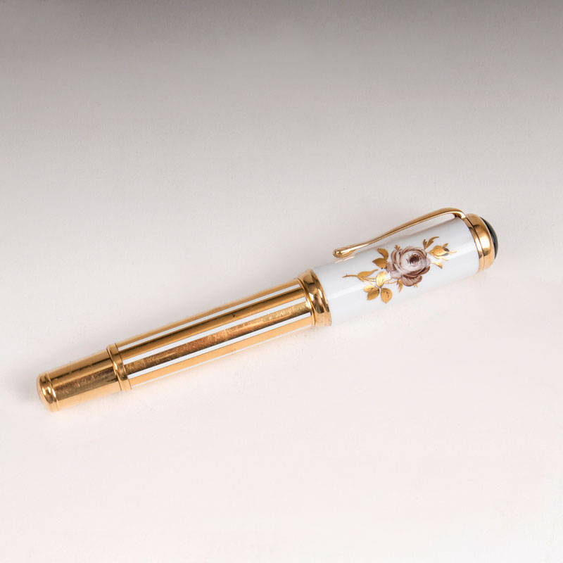 A rare Montblanc fountain pen 'Marquise de Pompadour' from the patron series