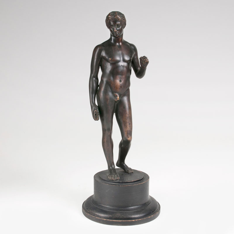 A bronze sculpture of a Satyr Youth