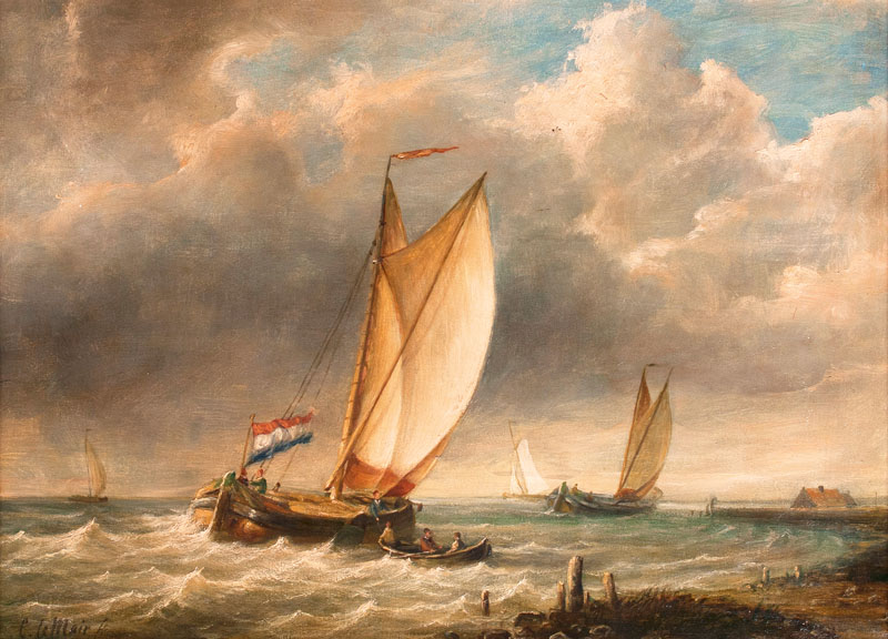Boats off the Coast