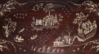 An important Chinese Bureau Cabinet with ivory marquetries - image 2