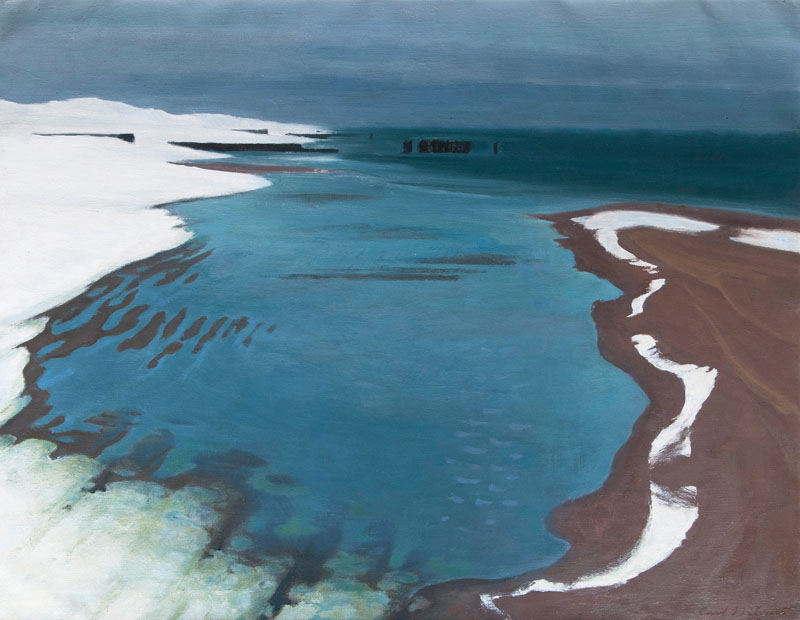 Carl Hilmers - Eiszeit am Sylter Strand Eiszeit am Sylter Strand