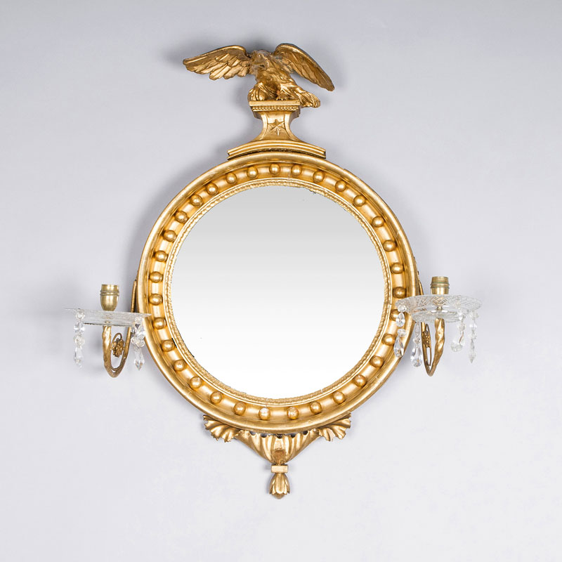 A Regency gild-wood mirror