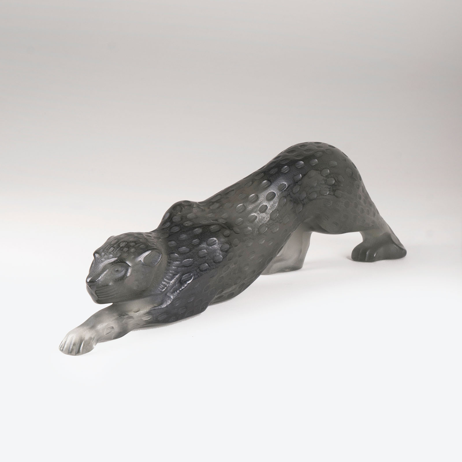 A glass sculpture 'Zeila panther'