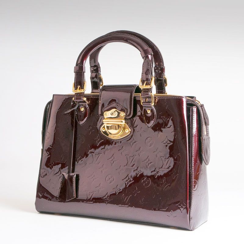 A Monogram bag 'Vernis Melrose Avenue Bag', Amarante - image 2