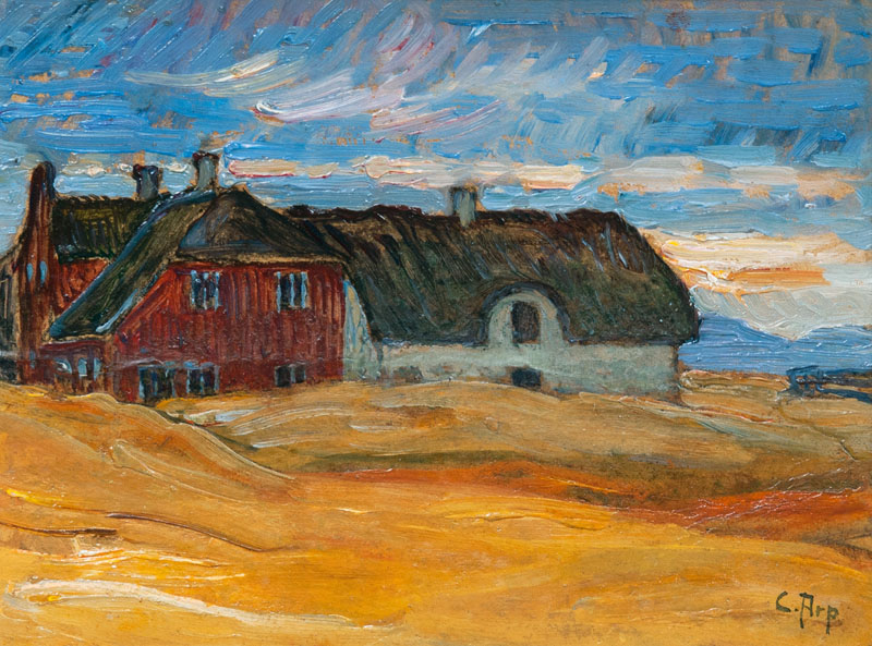 Houses in Dusk on Sylt