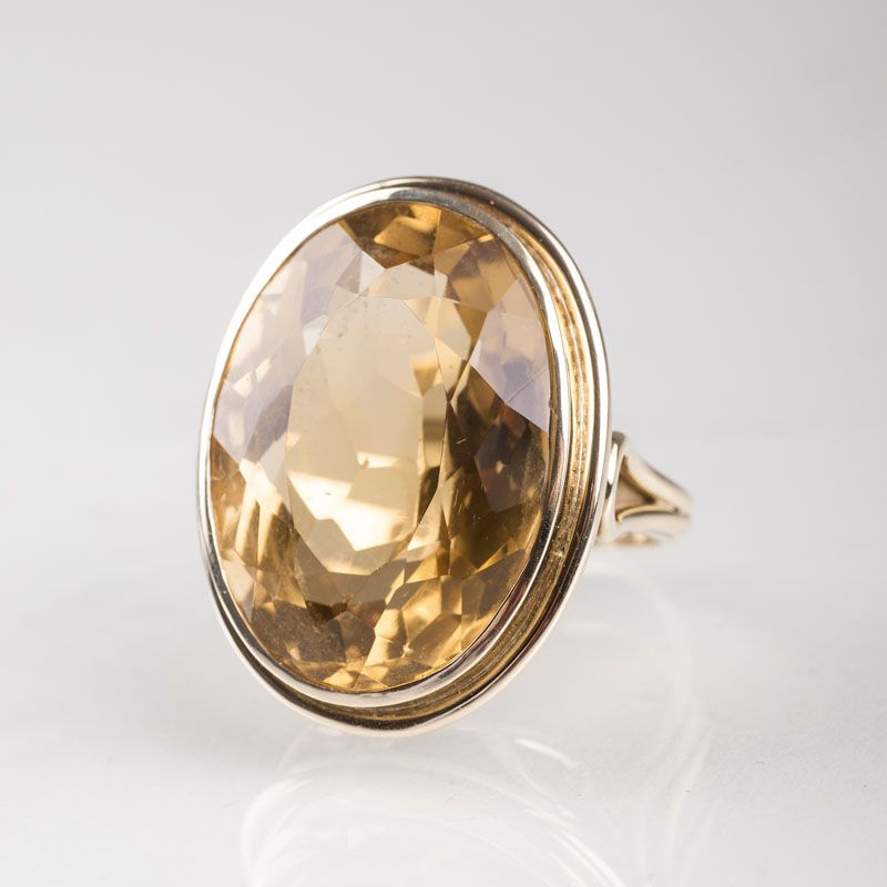 A large citrine ring - image 2