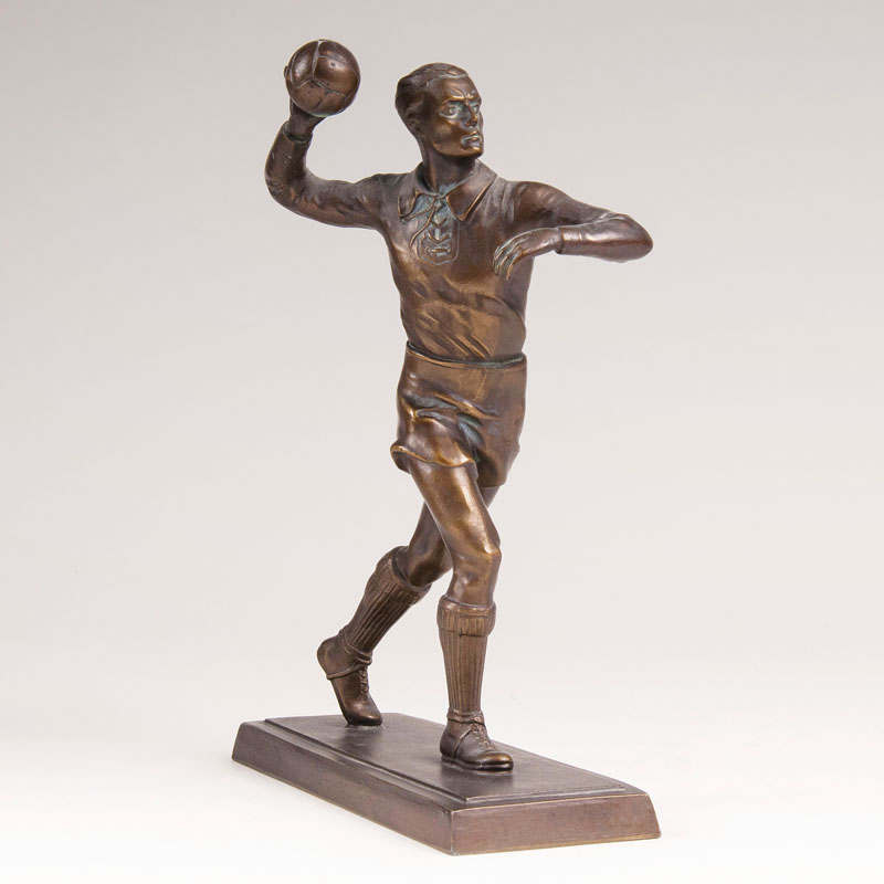 A sculpture 'Handball Player'