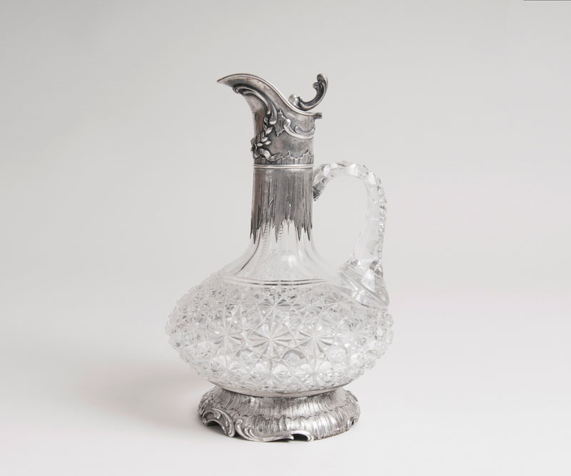 A Russian crystal jug