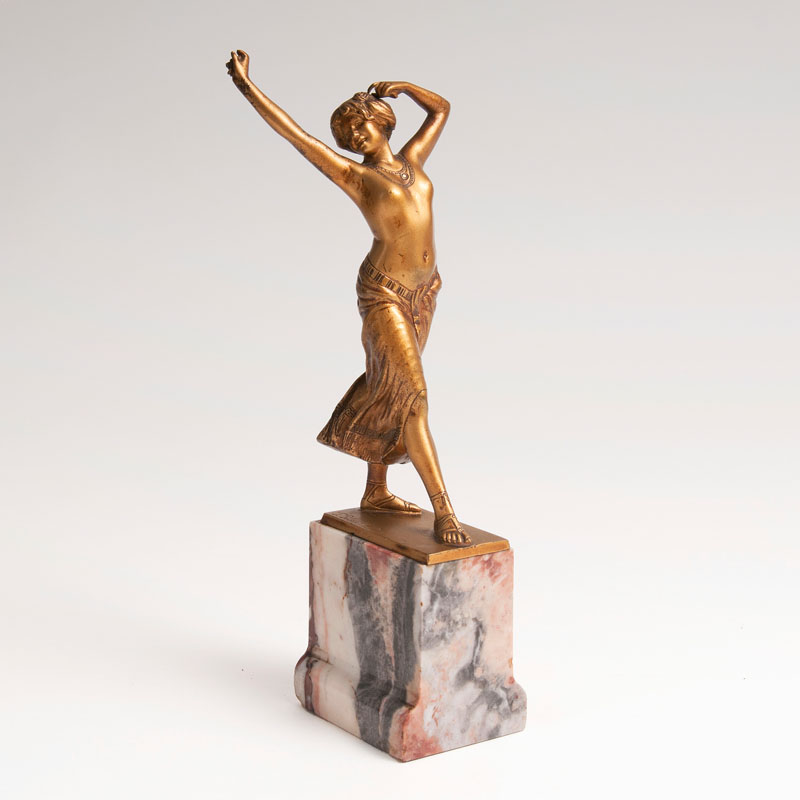 A small bronze figure 'Salomé'