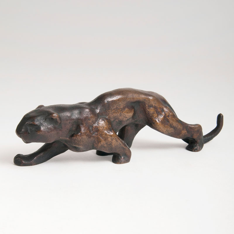 An animal bronze 'Panther'
