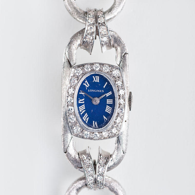 Vintage Damen-Armbanduhr mit Diamanten