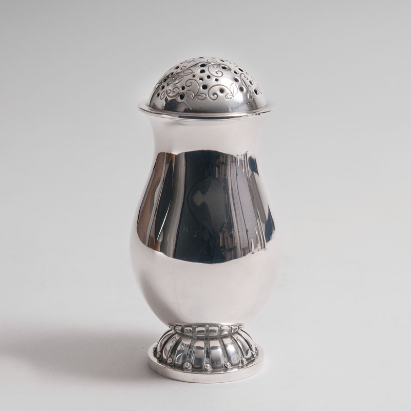 An Art Déco sugar shaker