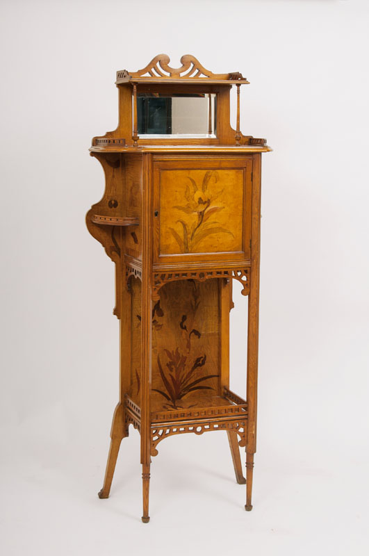 An Etagère with Irises