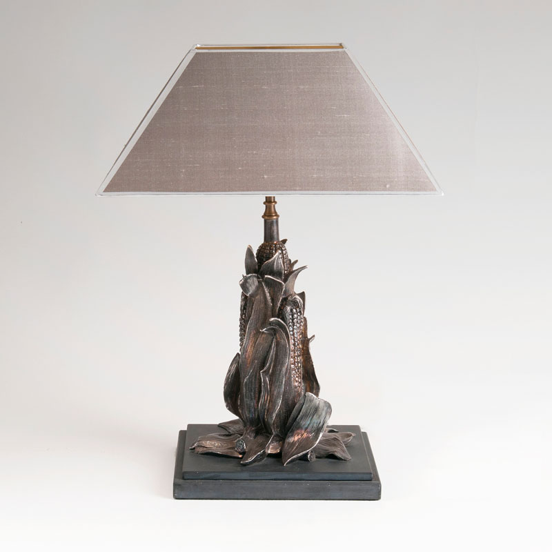 A Mid Century Corncob Table Lamp