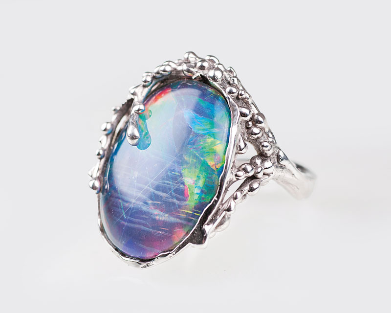 Opal-Ring von Ehinger-Schwarz