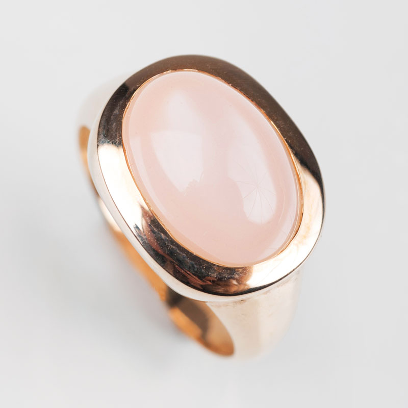 A moonstone ring