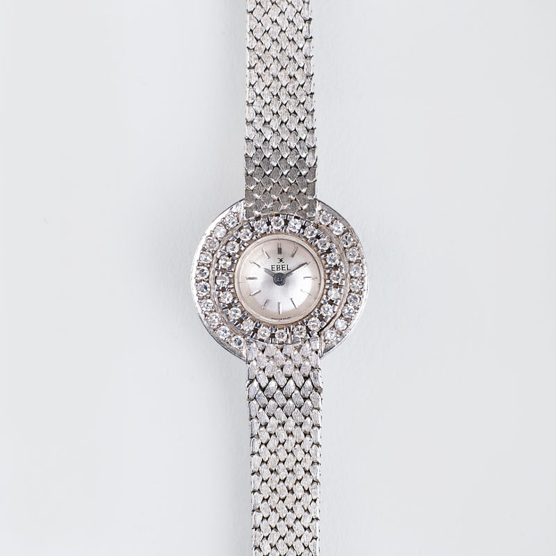 A ladies' watch by Ebel with diamonds