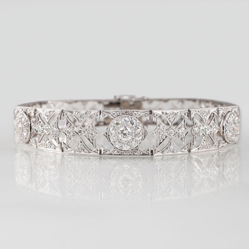 An Art Déco diamond bracelet