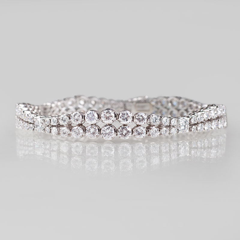 A highcarat diamond bracelet