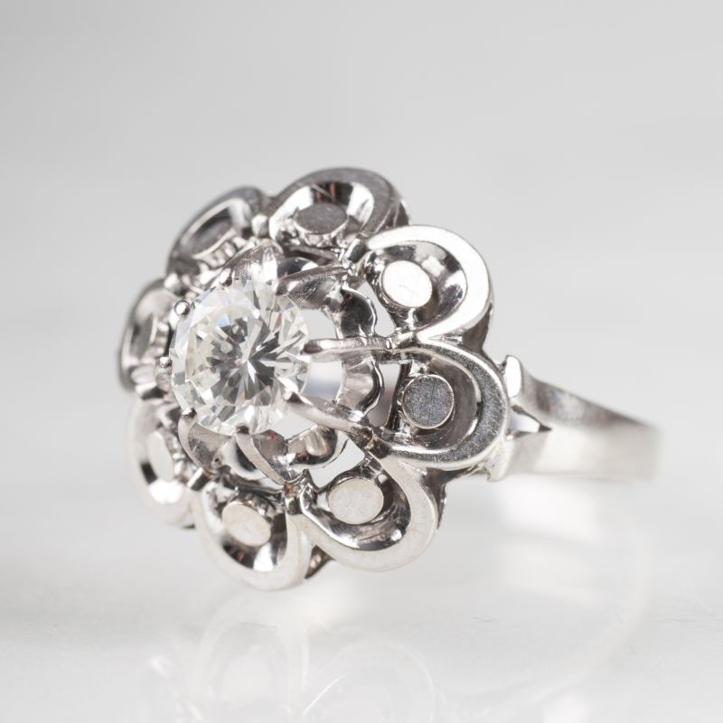 A solitaire ring