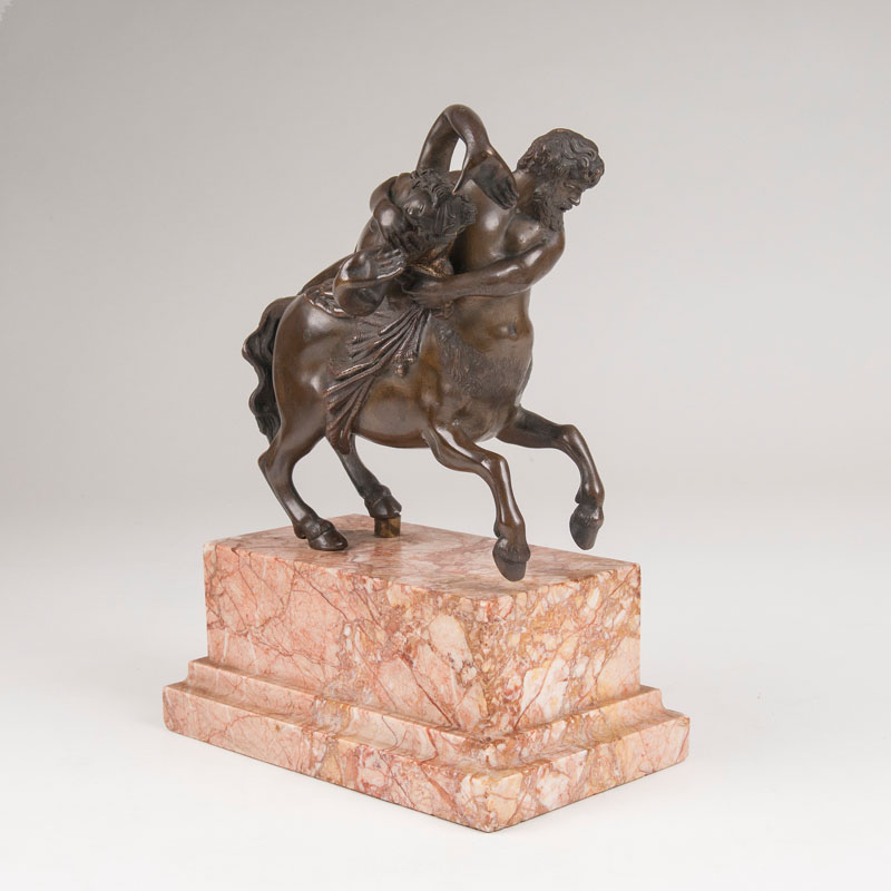 A bronze sculpture 'Nessus and Deianira' after Giambologna