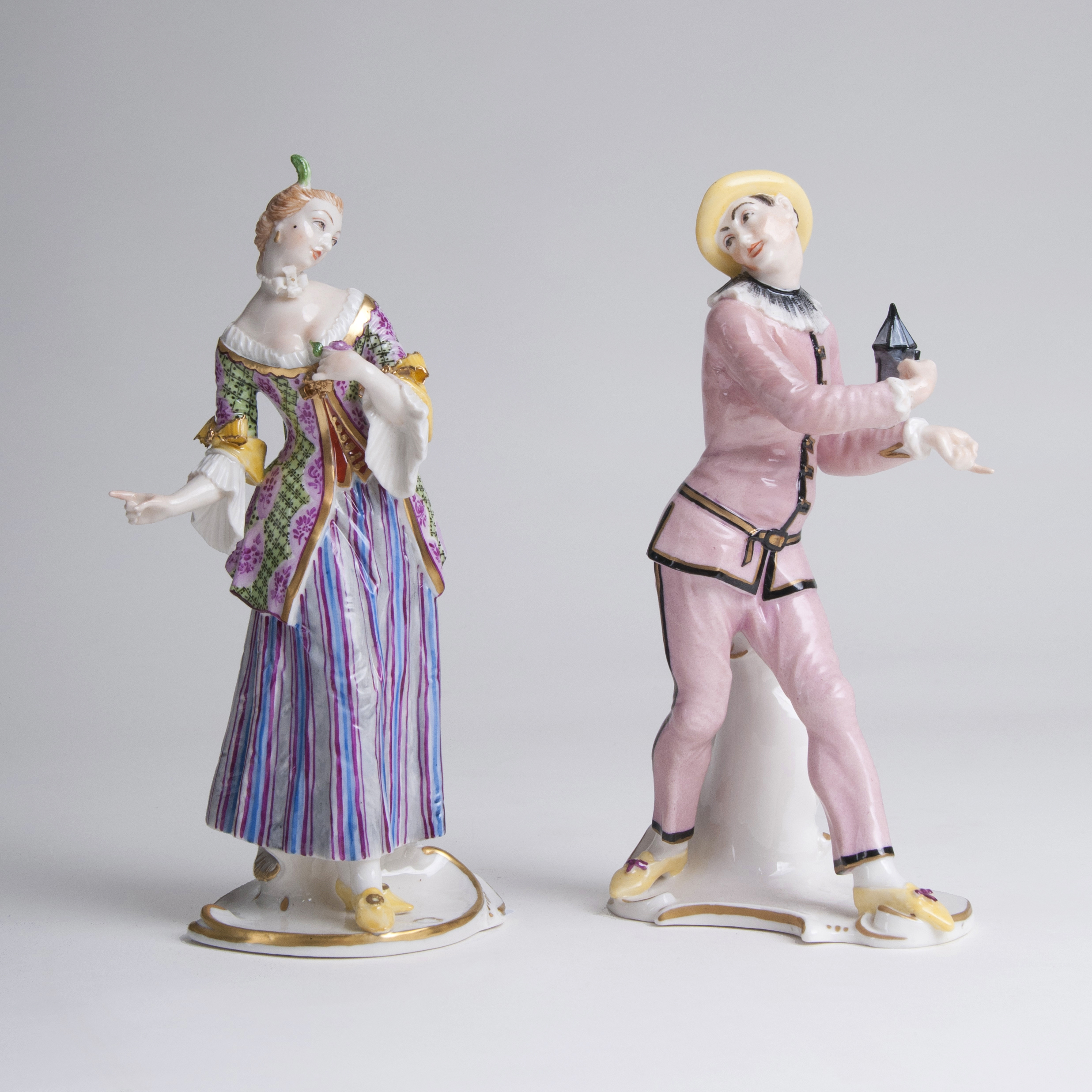 A rare complete series of 16 'Commedia dell'arte' figures - image 7