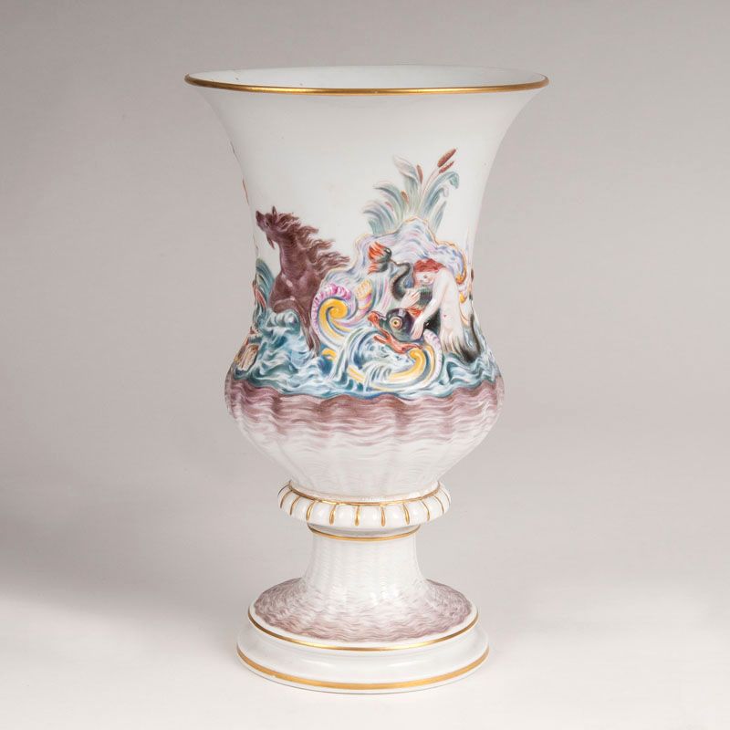 Seltene Vase im Capodimonte-Stil - Bild 2