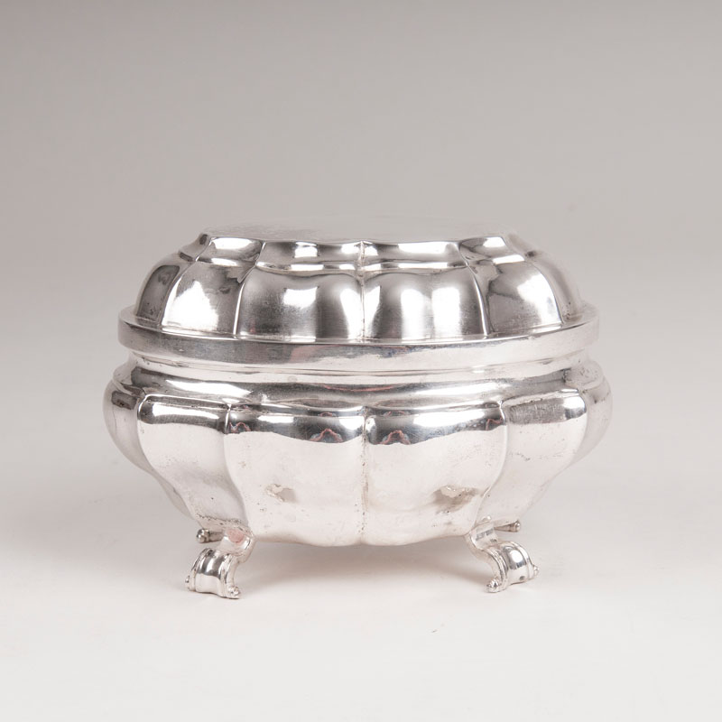 A rococo sugar bowl