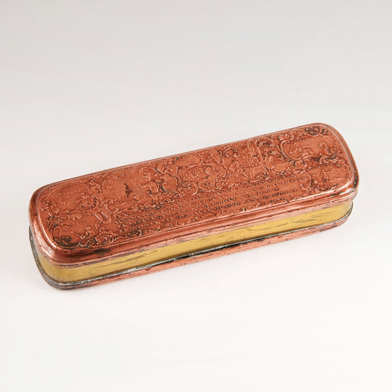 An Iserlohn snuff box by Johann Heinrich Giese