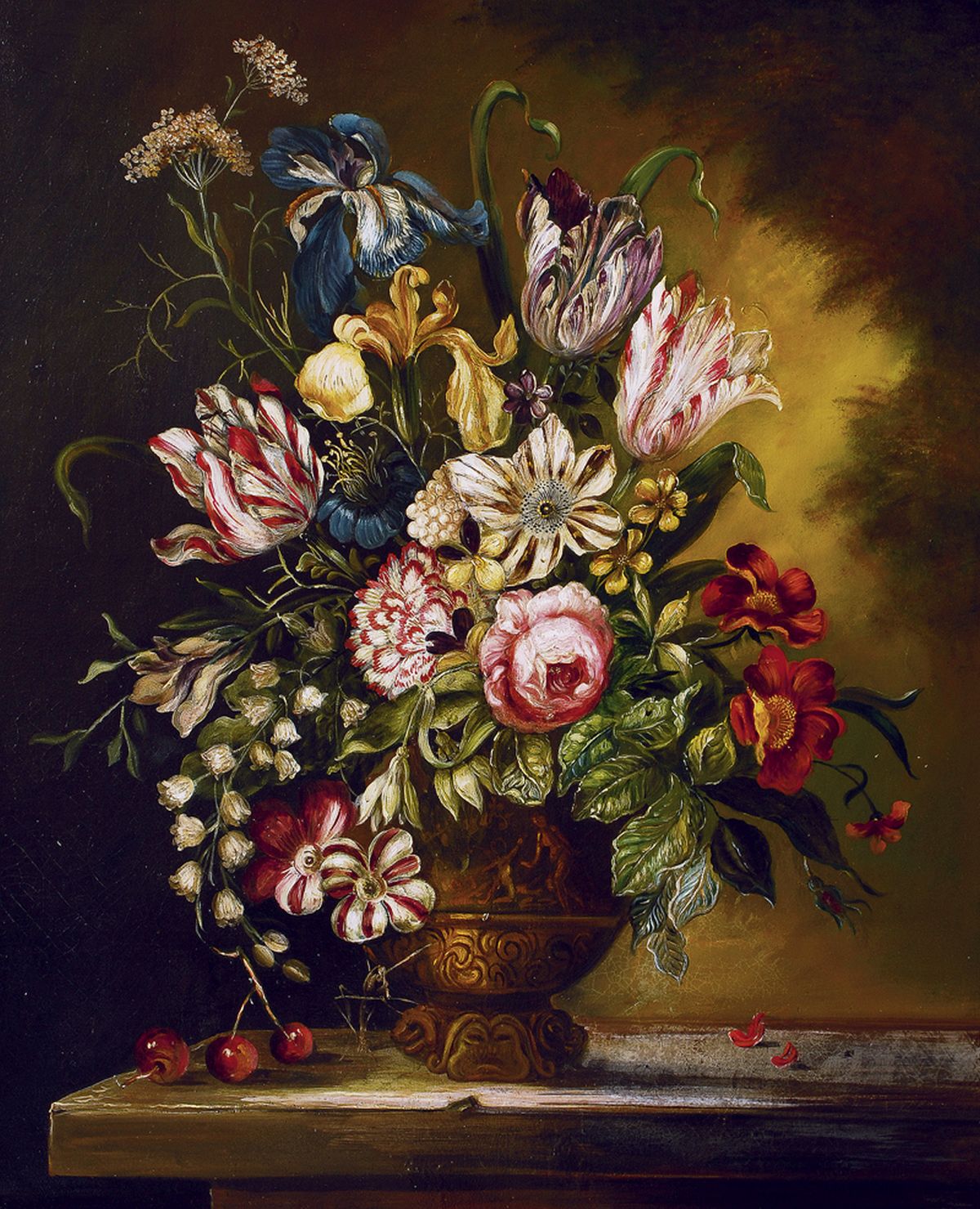 A large flower bouquet