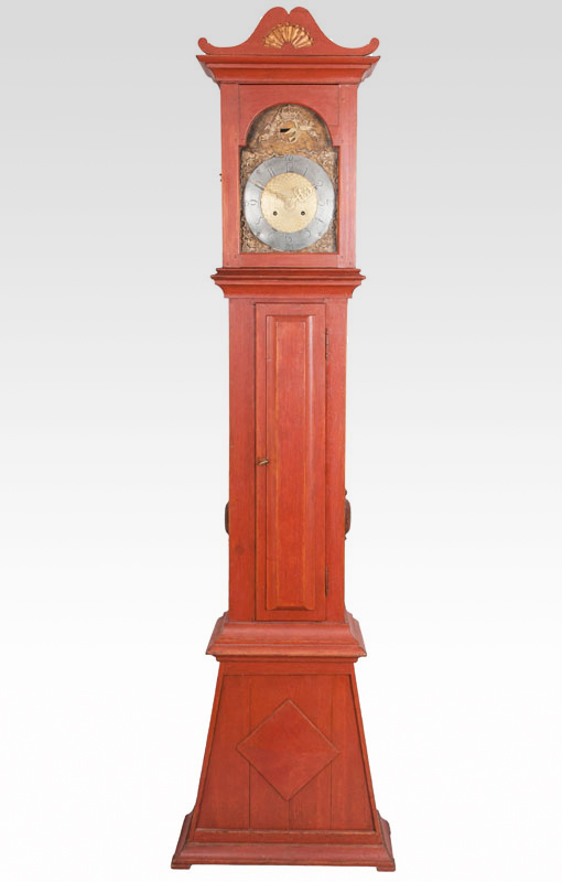A classical longcase clock by Johann C. Wibye