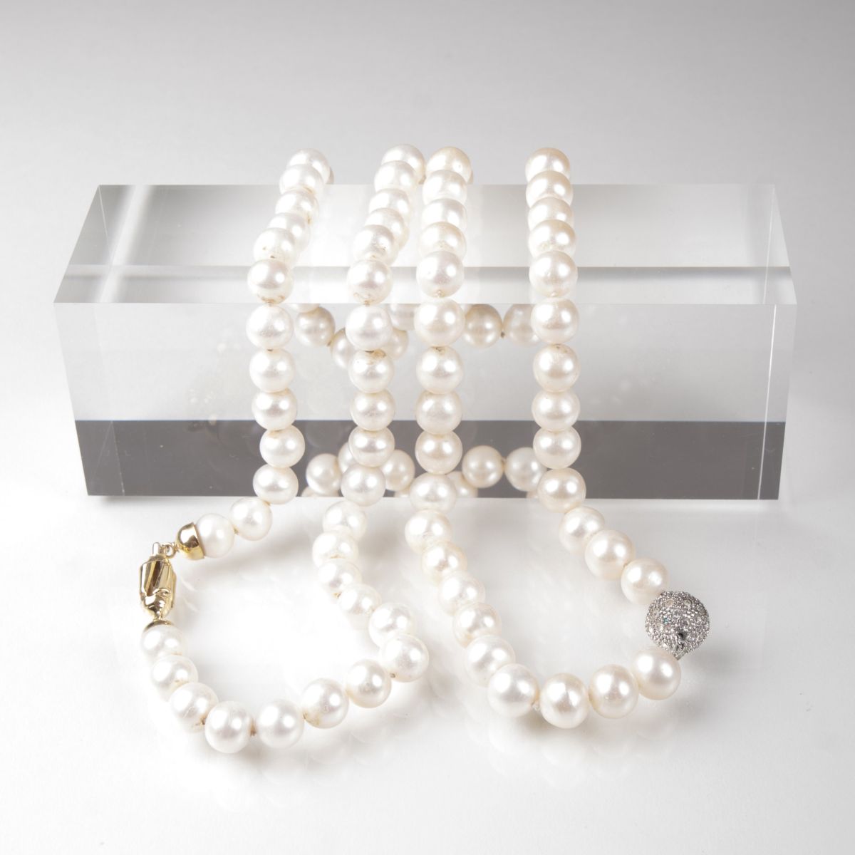 Two pearl necklaces