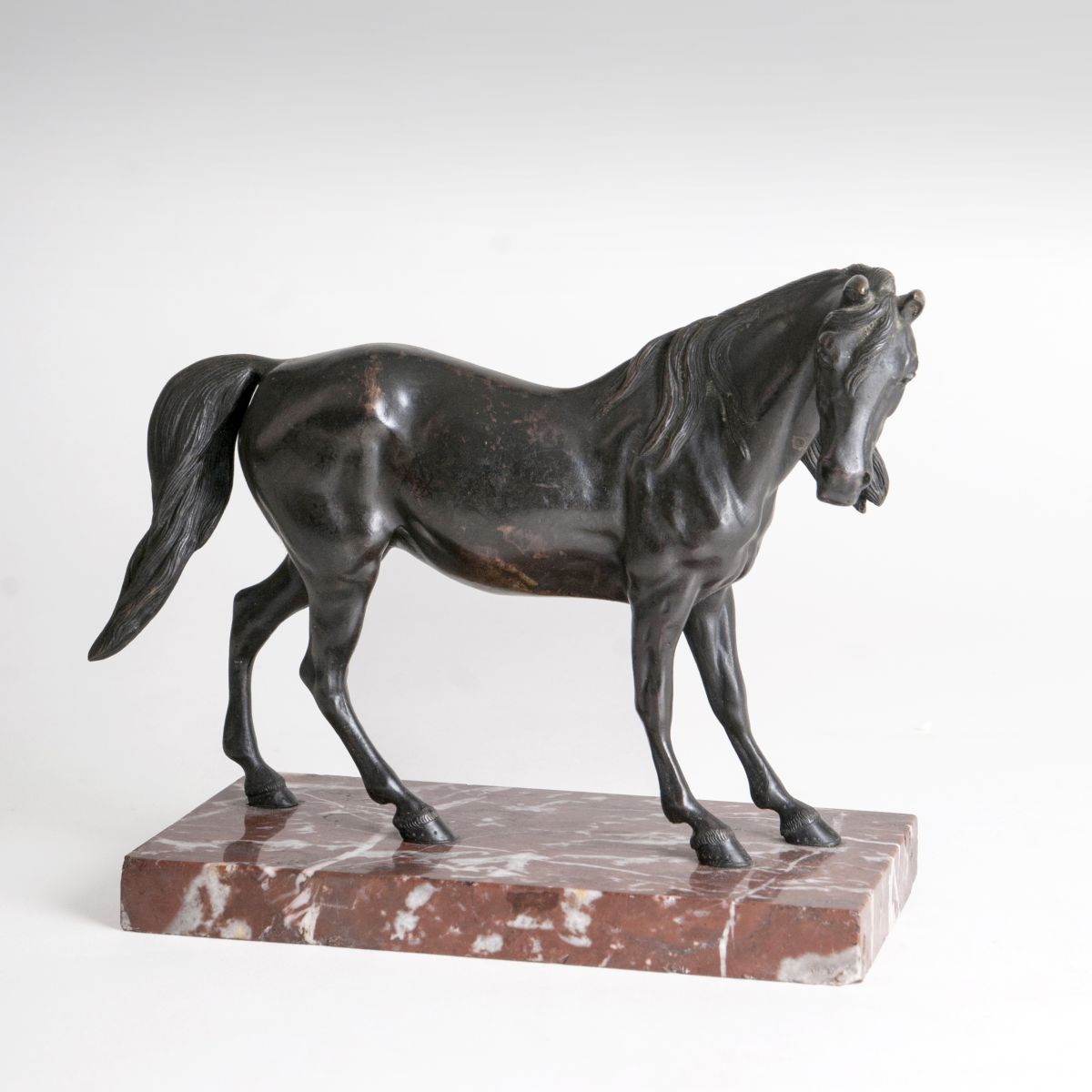 A bronze sculpture 'Arab stallion'