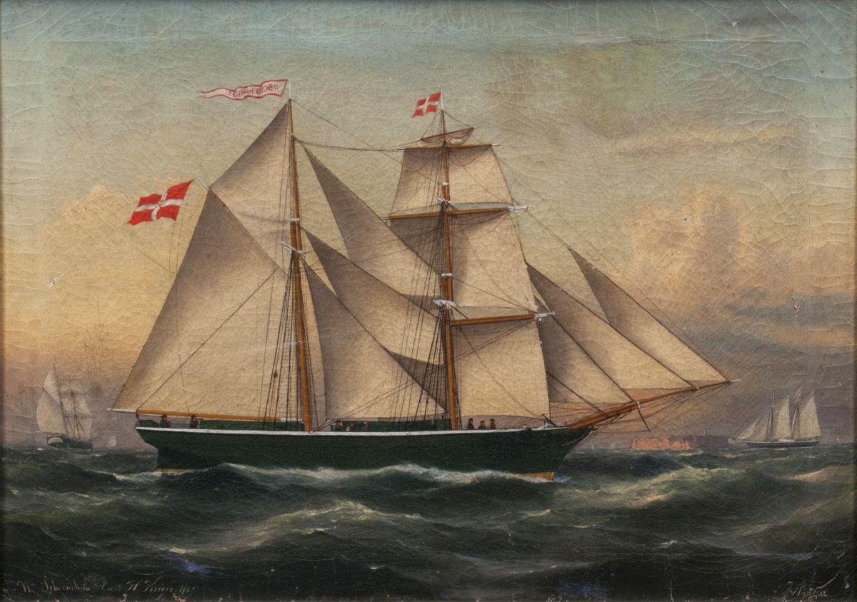 The W. Schernikau off Heligoland