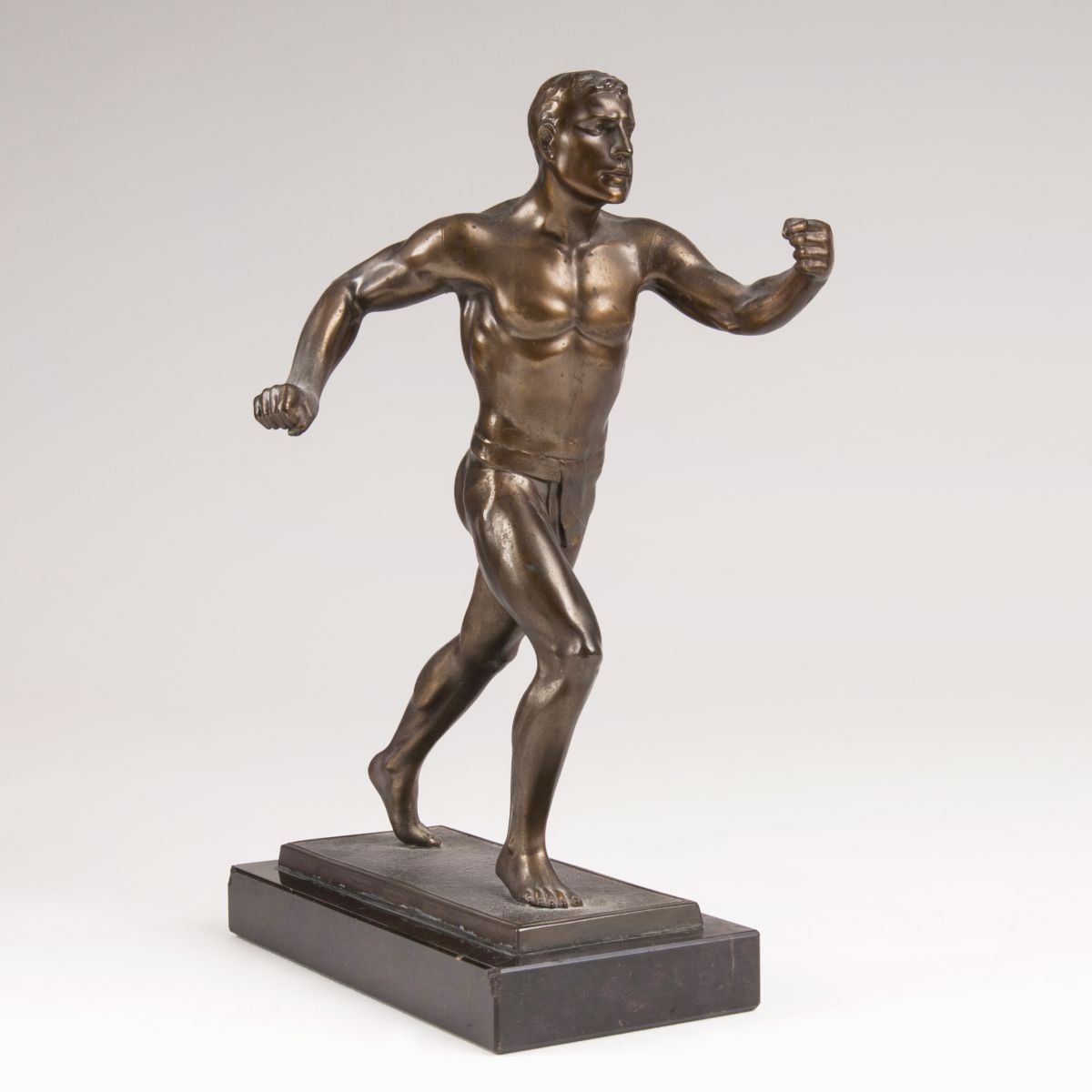 A Bronze Sculpture 'Runner'