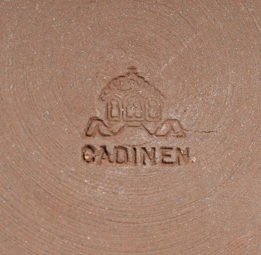 Cadinen-Teller mit Seepferdchen-Relief - Bild 2