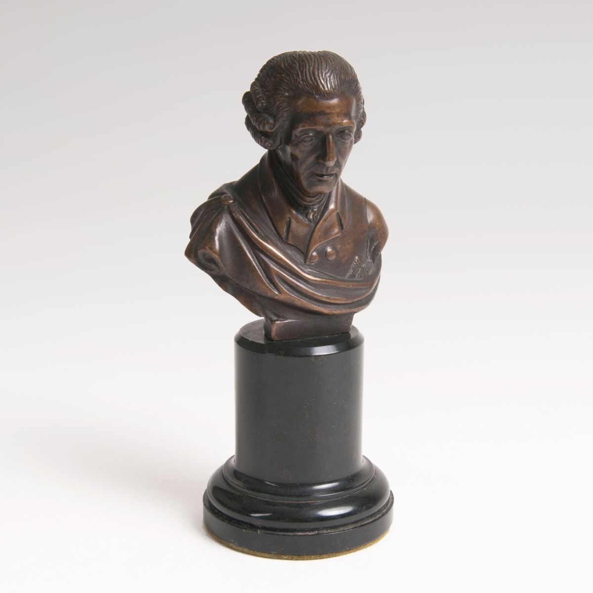 A small bronze bust 'Frederic the Great'