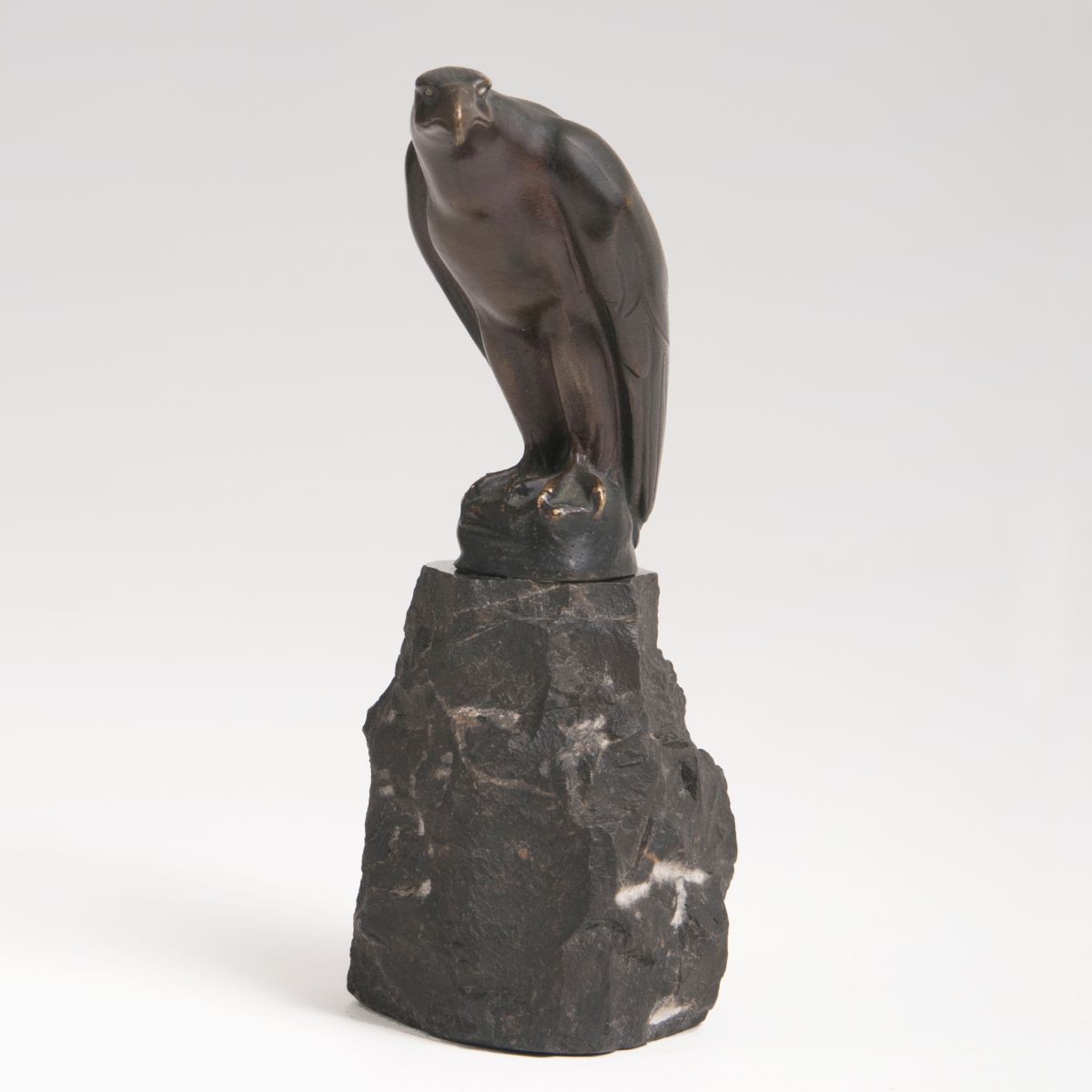 A small animal bronze 'Vulture'
