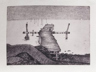 Four Prints with Landscapes and Bathers - image 2