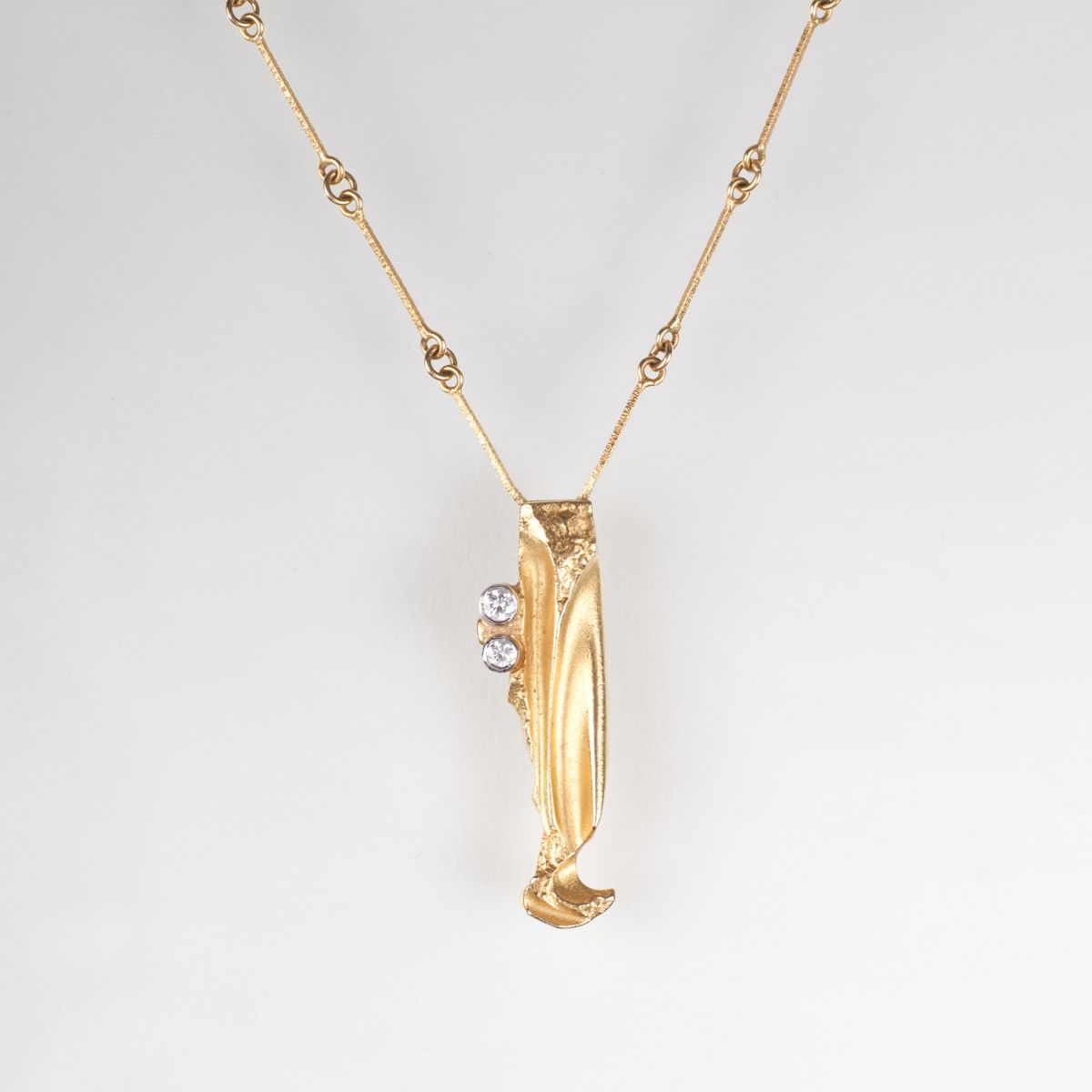 Modernes Collier mit Anhänger von Björn Weckström