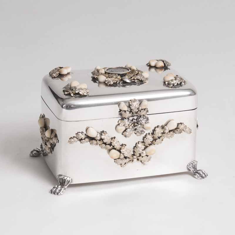 A silver box with grandel decor - image 2