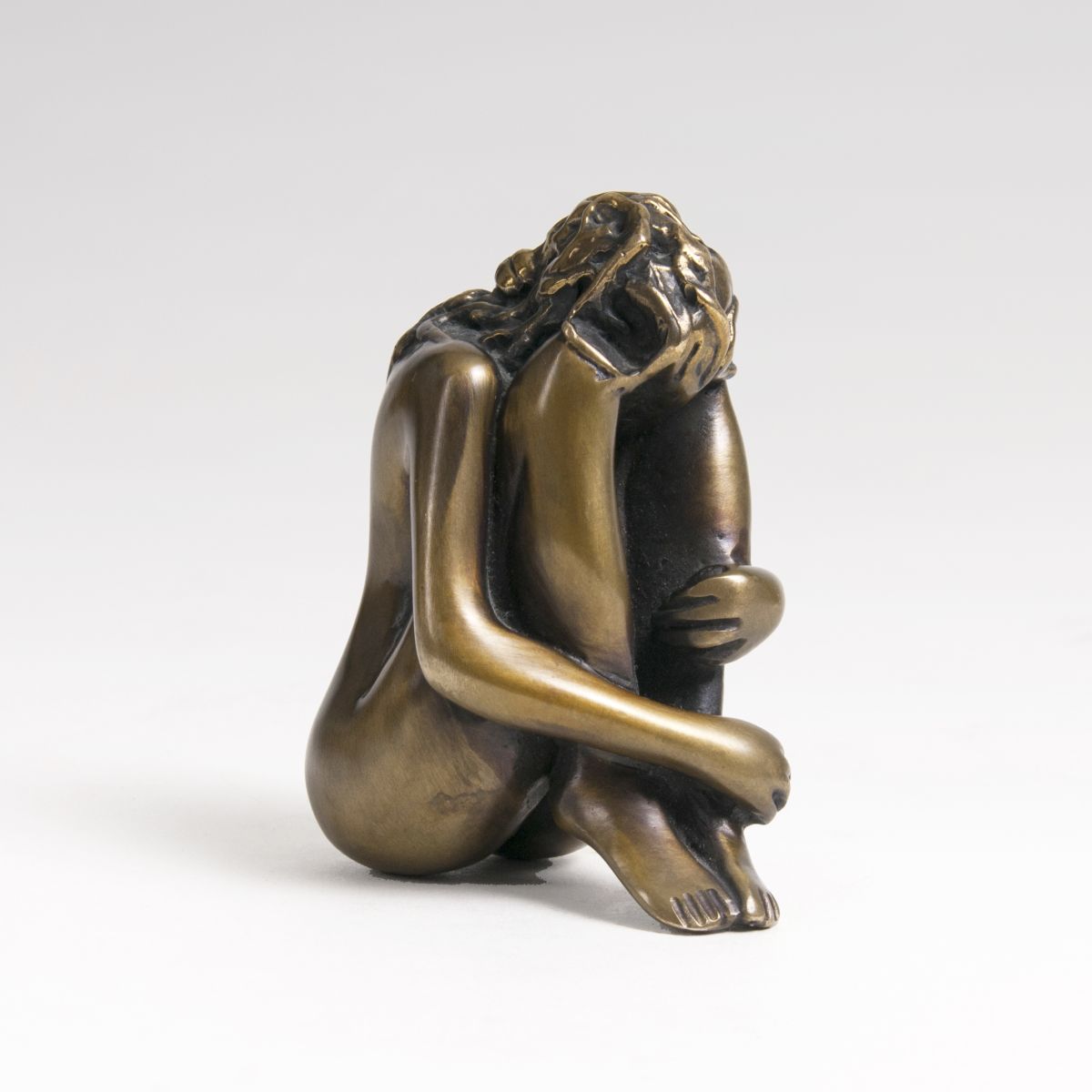 Kleine Bronze-Skulptur 'Mignon'
