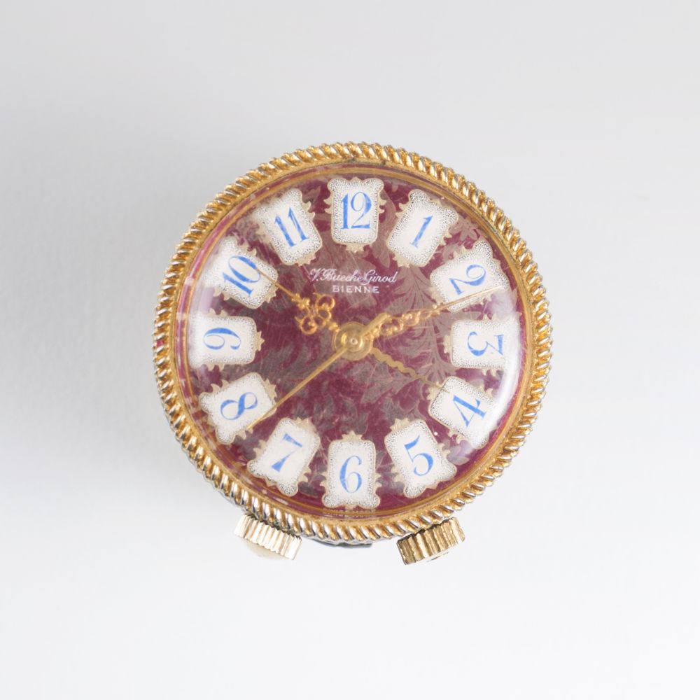 A miniature travel alarm clock by Bueche Girod - image 3