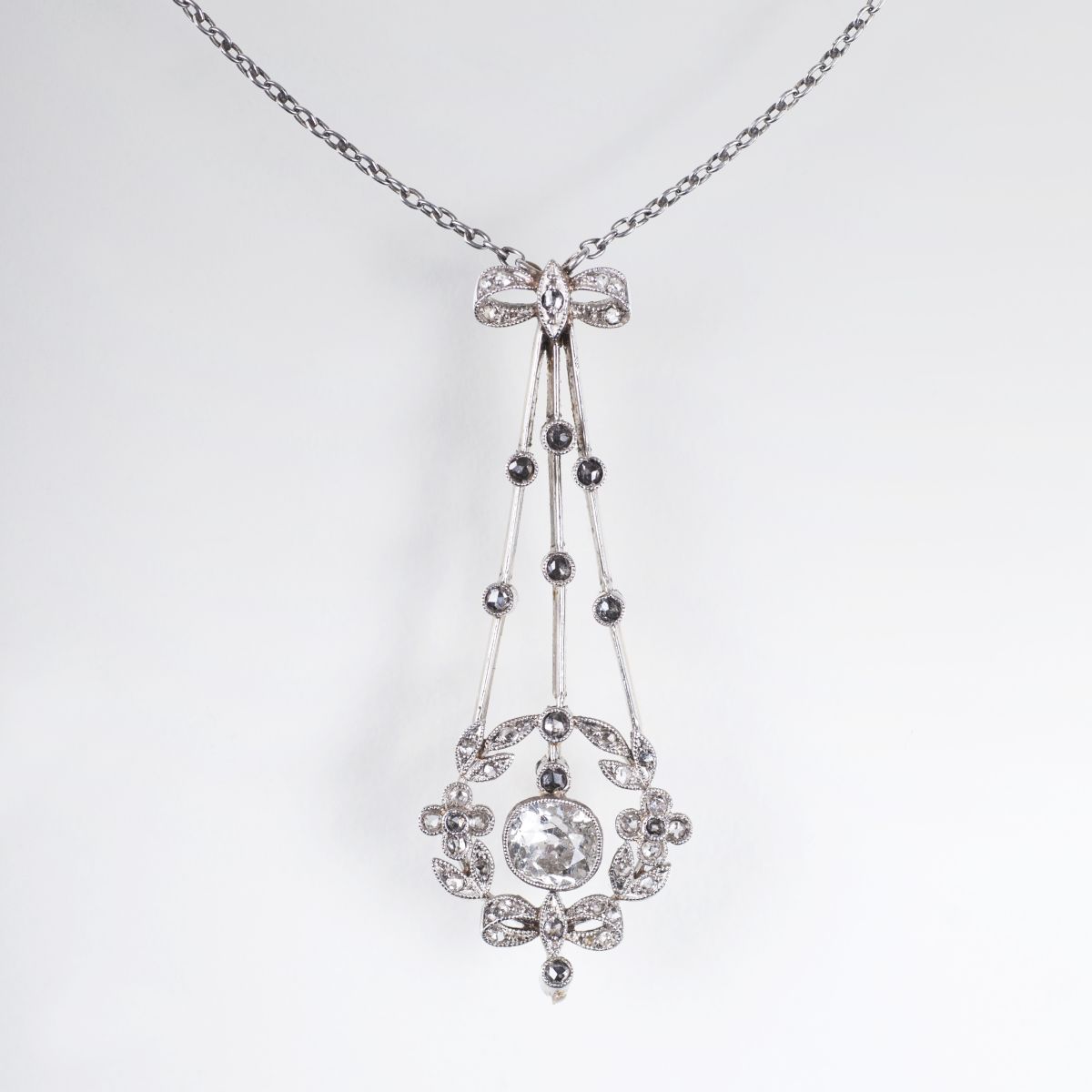 A russian Art Nouveau diamond necklace