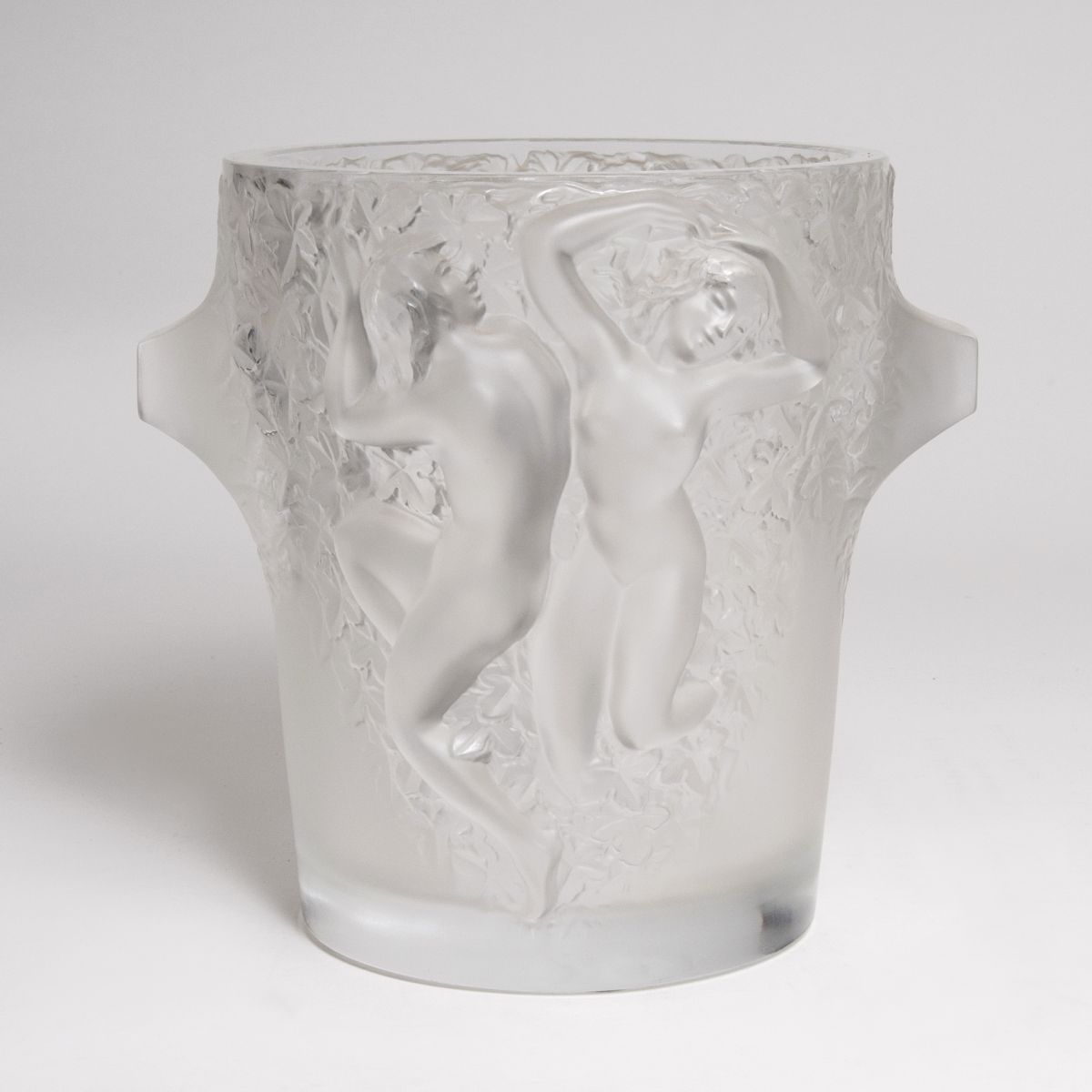 Cristallerie Lalique & Cie, gegr. 1885 von René Lalique - Prächtiger Champagner-Kühler 'Ganymède' Prächtiger Champagner-Kühler 'Ganymède'